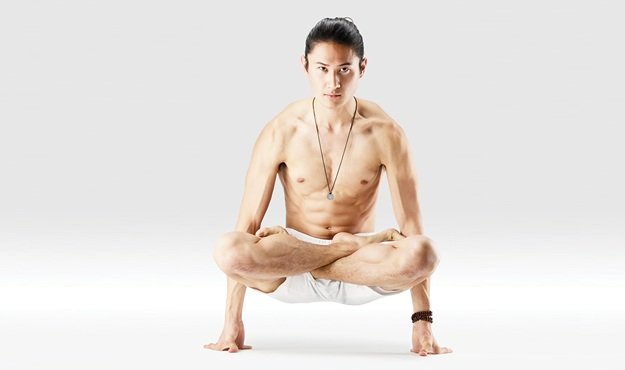 Scales Pose yoga tutorial