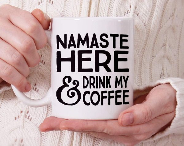 Namaste yoga mug