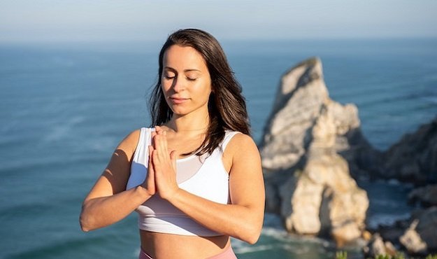 Salutation Seal Pose yoga mudra tutorial