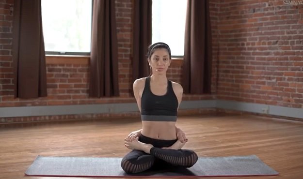 Bound Lotus Pose yoga tutorial