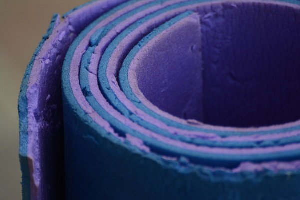 Old yoga mat