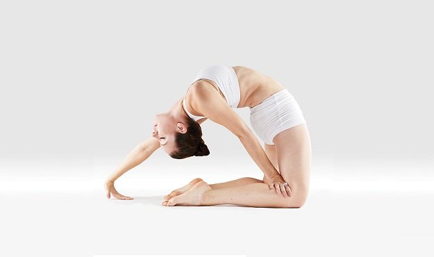 One Hand Graceful Thunderbolt Pose yoga tutorial