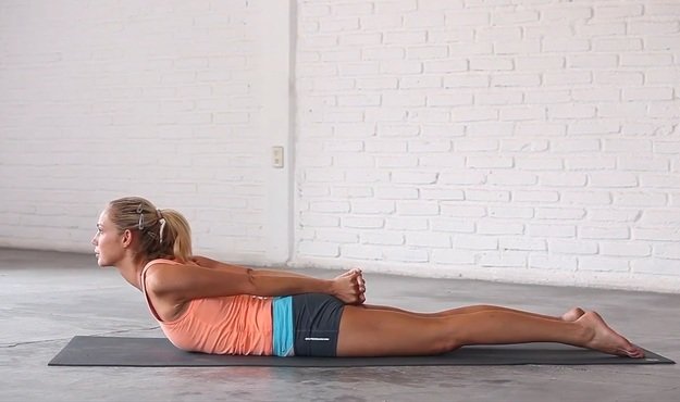 Snake Pose yoga tutorial
