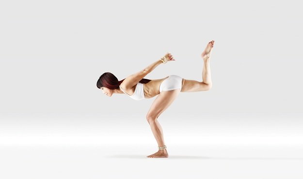 Toppling Tree Pose yoga pose tutorial