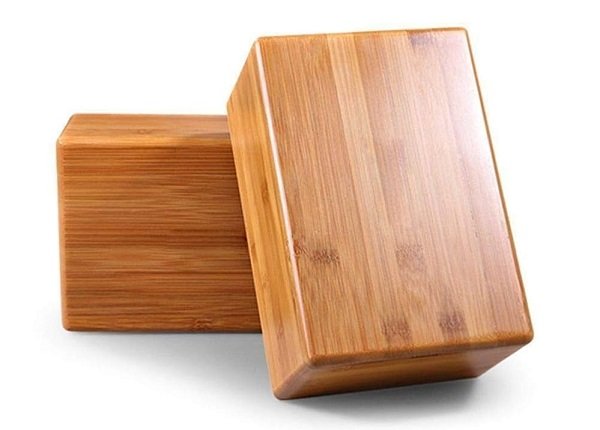 Bamboo yoga blocks