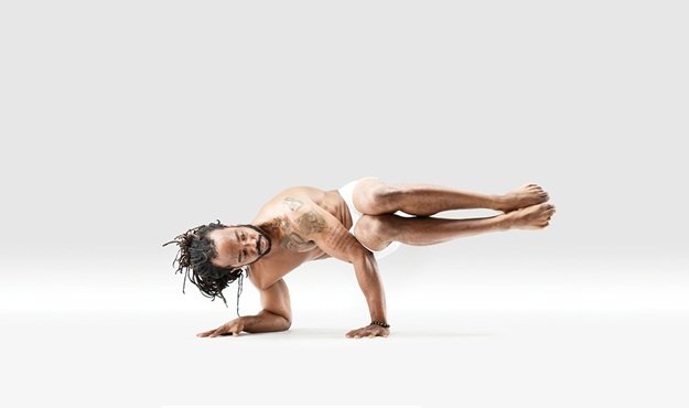 Uneven Two-Legged Sage Koundinya Pose yoga tutorial