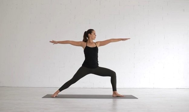 Warrior II Pose yoga tutorial