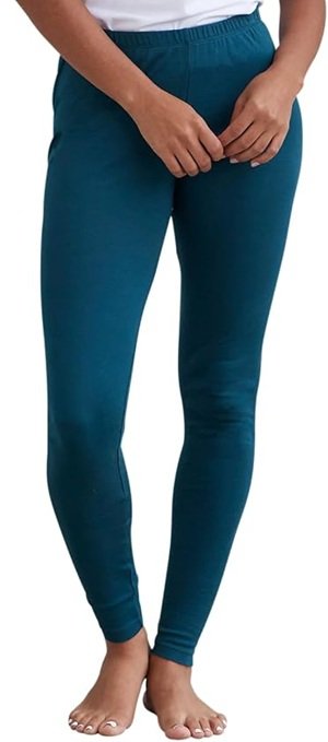 Fair Indigo cotton yoga pants