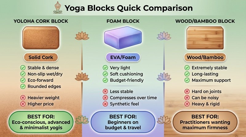 Yoga blocks comparison