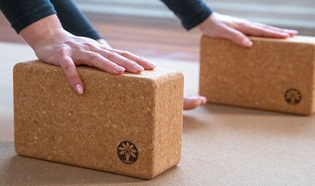 Yoloha cork yoga blocks